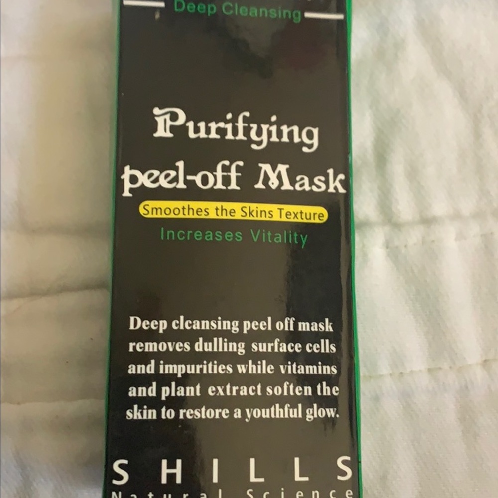 SILKSENCE blackhead mask AND SHILLS Peel-off Mask